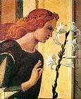 Angel Announcing [detail] by Giovanni Bellini
